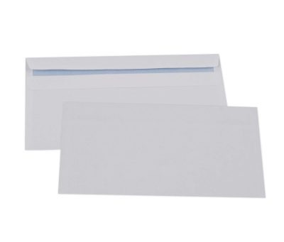 Enveloppes autoadhésives DL 110x220 sans fenêtre-boîte de 500