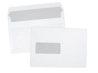 Enveloppes autoadhésives C5 162x229 avec fenêtre