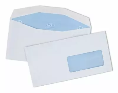 Enveloppe C5/C6 mécanisable pour machine à affranchir 114x229 avec fenêtre