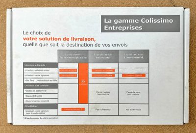 Etiquettes blanches adhésives pour colissimo format A4