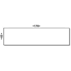 Etiquettes simples d'affranchissement 170x45 mm