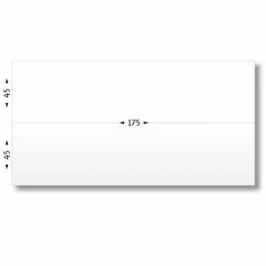 Etiquettes doubles affranchissement 175x(245) mm