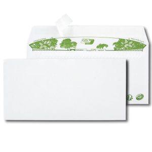 Enveloppe extra blanche DL 110x220 sans fenêtre 80g