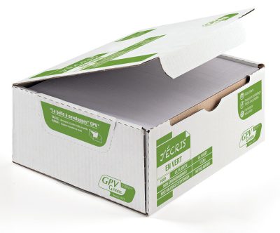 Enveloppe extra blanche DL 110x220 sans fenêtre 80g