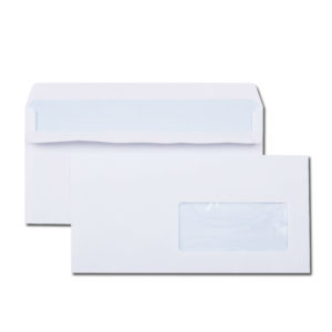 enveloppes blanches avec fenêtre