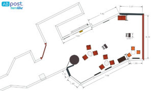 Salle d'accueil - Cotes