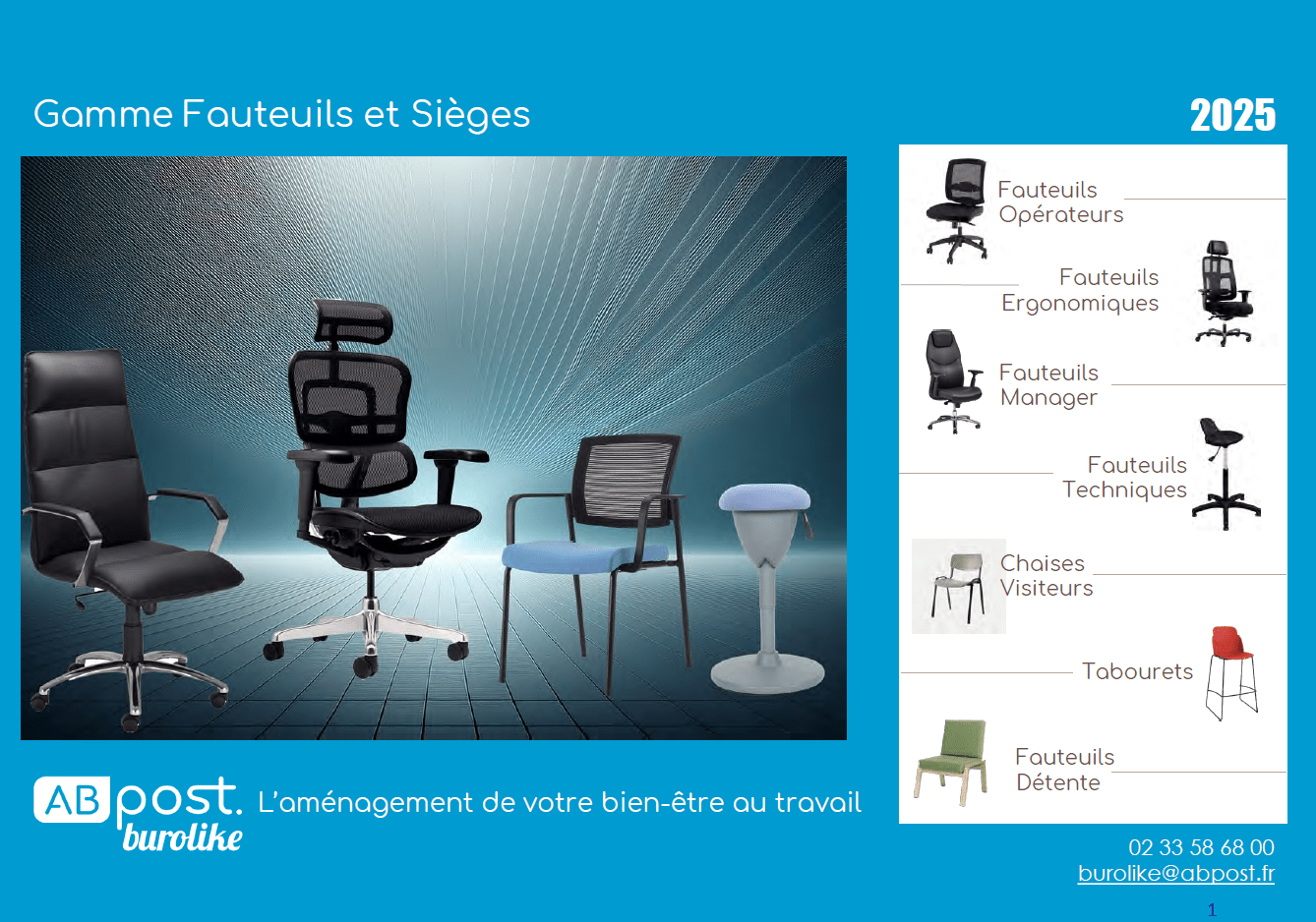 Catalogue Fauteuil 2025