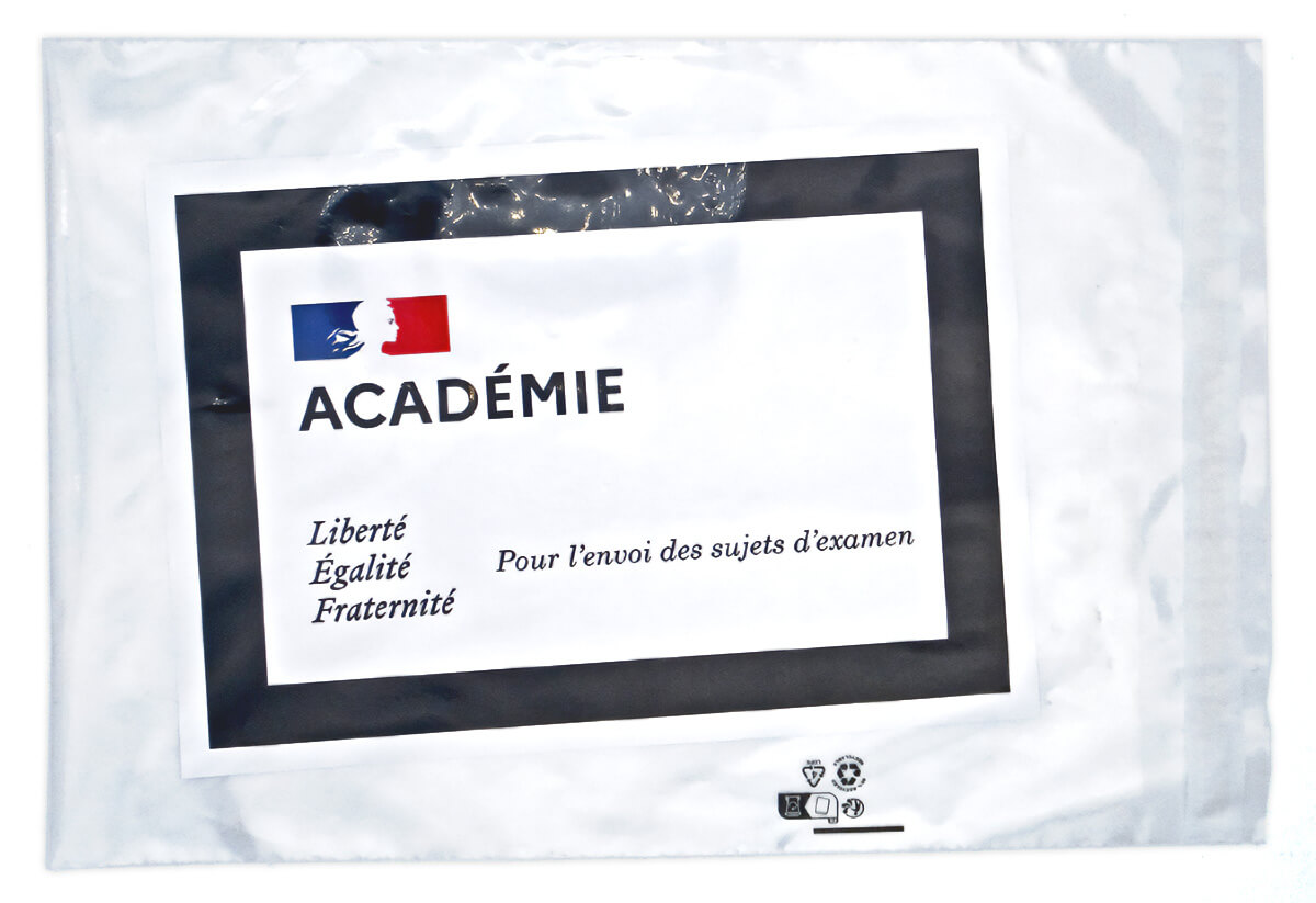 Enveloppes Plastiques transparente 60 micron 280x370