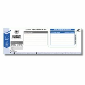 Recommandés LRSD 2026 sans AR – Formulaire lettre recommandée Smart Data