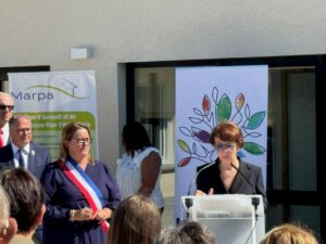Inauguration MARPA Isigny-le-Buat – aménagement mobilier ABPost