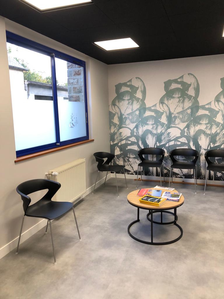 Mobilier de salle d'attente - Office notarial de la Baie